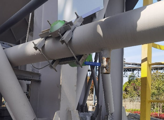 Na-22放射性儀表礦業(yè)公司濃密機下口礦漿濃度測量工況(圖1)