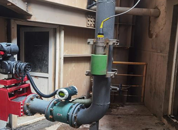 Na-22放射性儀表攪拌倉進(jìn)沙管道密度測量案例(圖1)