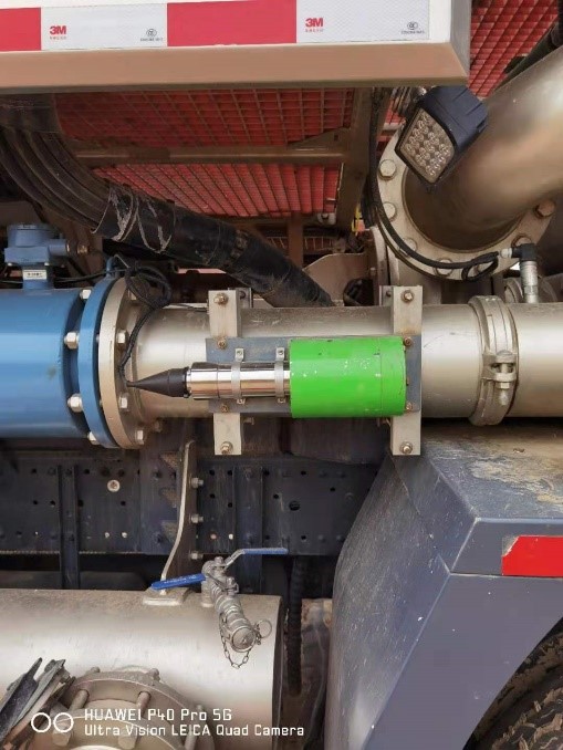 某設(shè)備公司使用Na22放射性密度計(jì)的案例(圖1)